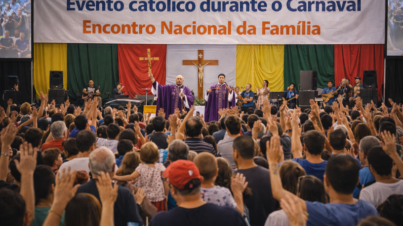 Evento católico cresce durante o Carnaval e consolida encontro nacional da família